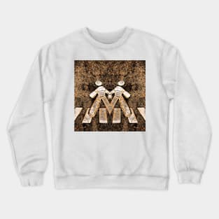 MEET AND GREET ON THE ZEBRA CROSSING. Crewneck Sweatshirt